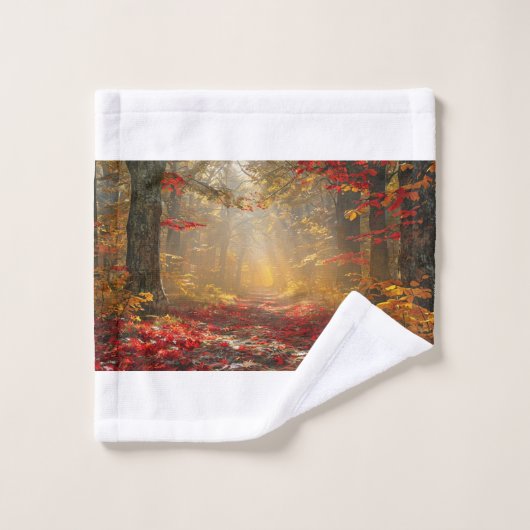 herfstbladdoek washandje (Wasdoekje)