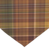 Herfstbladerdak bruin, roest rood en groen geplakt korte tafelloper (Hoek)