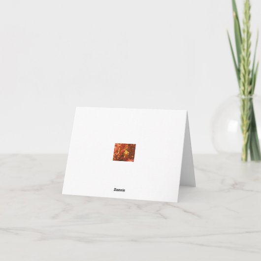 Herfstbladeren - 1 kaart (Achterkant)