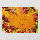 Herfstbladeren 1 kaart (Voorkant / Achterkant)