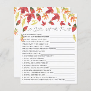 Herfstbladeren - 20 vragen over de Ouders