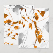 Herfstbladeren 2 briefkaart (Voorkant / Achterkant)
