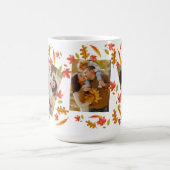 Herfstbladeren 3 Familiefoto Thanksgiving Koffiemok (Center)