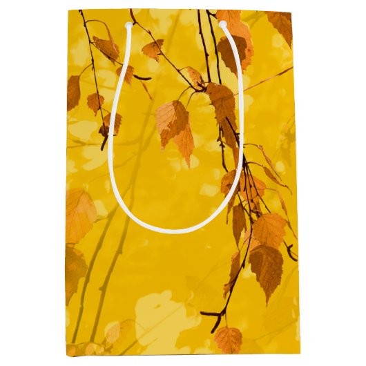 Herfstbladeren 3 medium cadeauzakje (Voorkant)