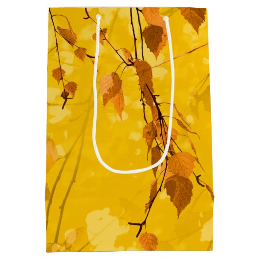 Herfstbladeren 3 medium cadeauzakje (Achterkant)