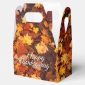 Herfstbladeren 6 bedankdoosjes (Geopend)