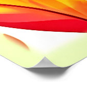 Herfstbladeren Abstract Patroon Poster (Hoek)