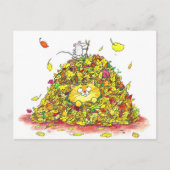 Herfstbladeren Ansichtkaart Briefkaart (Voorkant)