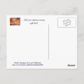 Herfstbladeren ansichtkaarten Mooie herfstdag Briefkaart (Achterkant)