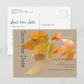 Herfstbladeren Aquarel Herfst Briefkaart (Voorkant / Achterkant)