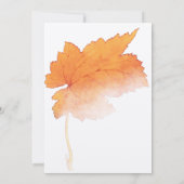 Herfstbladeren Aquarel Herfst Kaart (Achterkant)