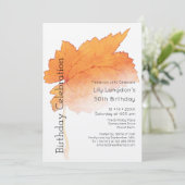 Herfstbladeren Aquarel Herfst Kaart (Staand voorkant)