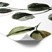 Herfstbladeren Baby Shower Welkom Bord Poster (Hoek)