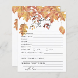 Herfstbladeren - Baby voorspellingen en advies