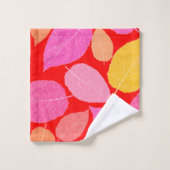 Herfstbladeren. Bad Handdoek (Wasdoekje)