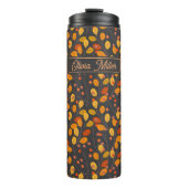 Herfstbladeren & bessen Custom Thermosbeker (Voorkant)