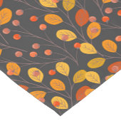 Herfstbladeren & bessen Naadloze Patroon Herfst Korte Tafelloper (Hoek)