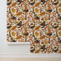 Herfstbladeren, bessen, paddenstoelen en winterkon