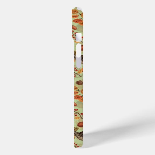 Herfstbladeren, bessen, paddenstoelen en winterkon Case-Mate iPhone case (Achterkant / Links)