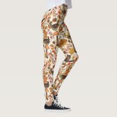 Herfstbladeren, bessen, paddenstoelen en winterkon leggings (Rechts)