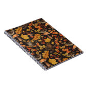 Herfstbladeren, bessen, paddenstoelen en winterkon notitieboek (Rechterzijde)