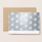 Herfstbladeren & Bessen Thanksgiving  Echt Folie Kaarten (Met envelop)