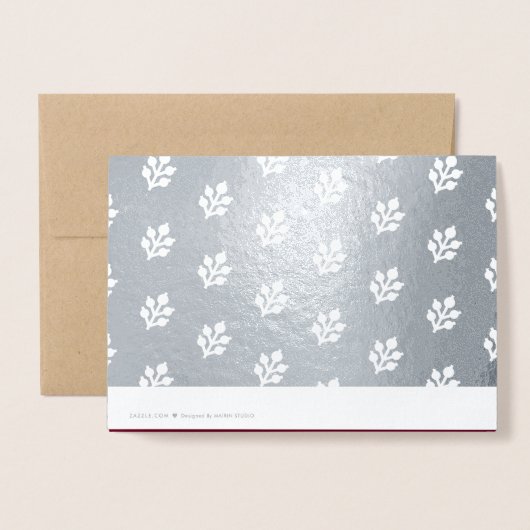 Herfstbladeren & Bessen Thanksgiving  Echt Folie Kaarten (Met envelop)