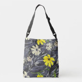 Herfstbladeren, bessen: waterverf. crossbody tas (Achterkant)