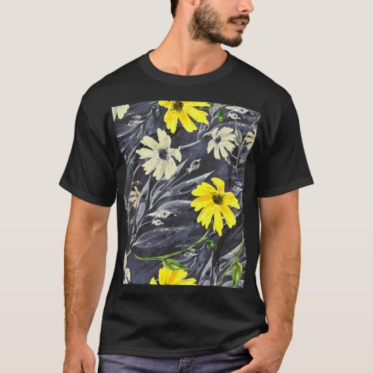 Herfstbladeren, bessen: waterverf. t-shirt (Voorkant)