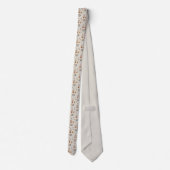 Herfstbladeren & Bijen Fall Monogram Stropdas (Achterkant)
