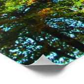Herfstbladeren & Blauwe Lucht - Gepersonaliseerd Poster (Hoek)