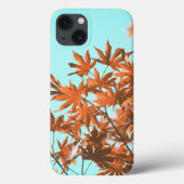 Herfstbladeren Blauwgroen en Sinaasappel Case-Mate iPhone Case (Achterkant)