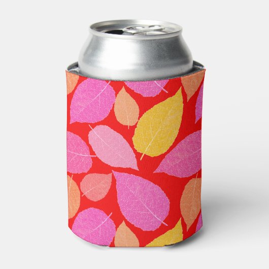 Herfstbladeren. Blikjeskoeler (Blikje Voorkant)