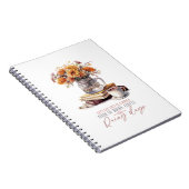 Herfstbladeren & Bloemen Notitieboek (Rechterzijde)