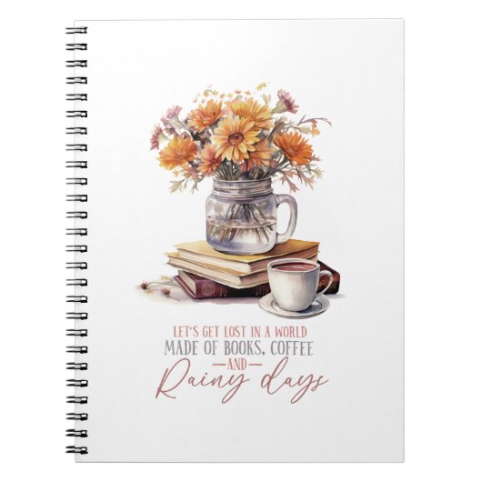 Herfstbladeren & Bloemen Notitieboek (Voorkant)