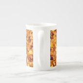 Herfstbladeren Bone China Mok (Achterkant)