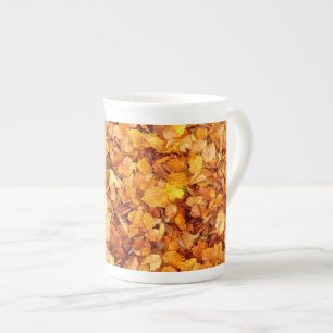 Herfstbladeren Bone China Mok
