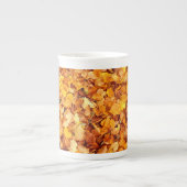 Herfstbladeren Bone China Mok (Voorkant)