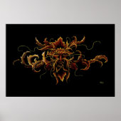 Herfstbladeren Bos Dryade Geest Groene Man Poster (Voorkant)