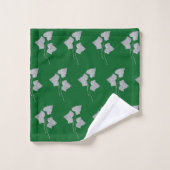 Herfstbladeren Bos Groen Bad Handdoek (Wasdoekje)