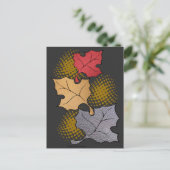 Herfstbladeren Briefkaart (Staand voorkant)