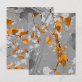 Herfstbladeren Briefkaart (Voorkant / Achterkant)
