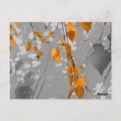 Herfstbladeren Briefkaart (Achterkant)