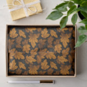 Herfstbladeren bruin en oranje blad tissuepapier (Geschenk)
