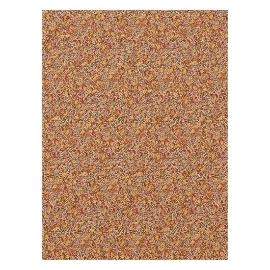 Herfstbladeren Bruin Sinaasappel Geel Herfst Eenvo Tafelkleed (Voorkant)