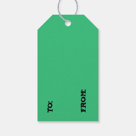 Herfstbladeren Cadeaulabel (Achterkant)