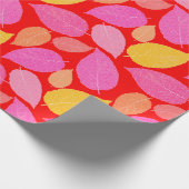 Herfstbladeren. Cadeaupapier (Hoek)