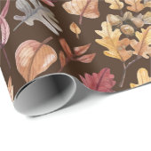 Herfstbladeren cadeaupapier (Rol Hoek)