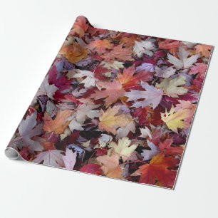 Herfstbladeren Cadeaupapier