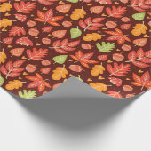 Herfstbladeren cadeaupapier (Hoek)